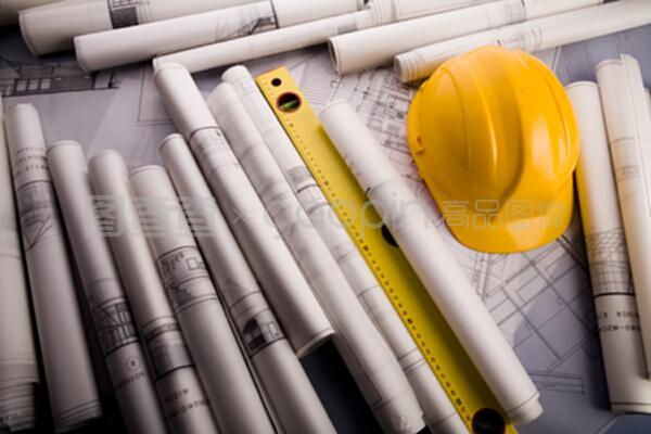 建筑工程建設,自然多彩色調