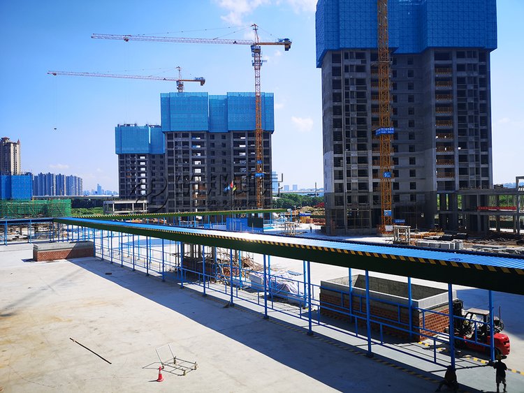 建筑工程施工防砸通道 標(biāo)準(zhǔn)化基坑安全通道 橋梁施工上下通道 - 愛企